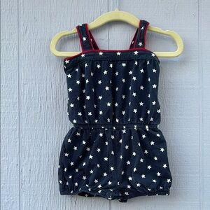 Place Dark Blue Starry Kids Romper